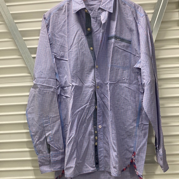 Other - Men's Blue Checkered Shirt